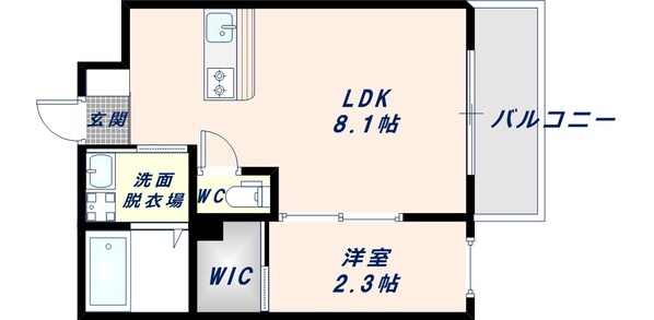 弥刀駅 徒歩10分 1階の物件間取画像